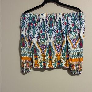 Christian Siriano Multicolor Patterned Blouse